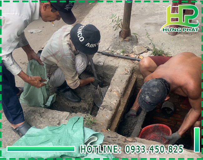 Công ty vệ sinh môi trường Hưng Phát chuyên nạo vét hố ga